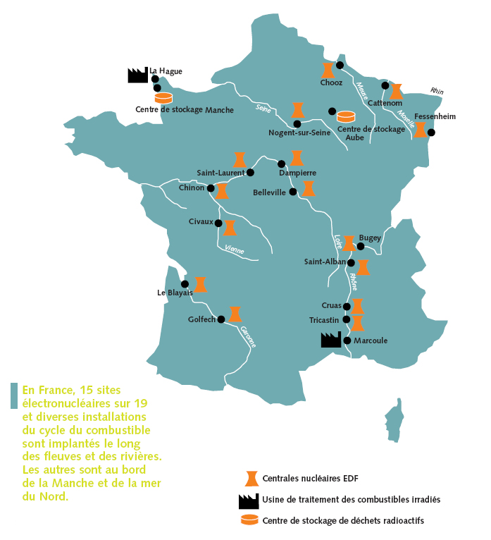 Les laboratoires de recherches en radioécologie en France