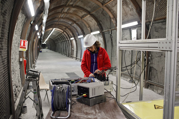 Recherches à la station expérimentale de Tournemire, dans l'Aveyron