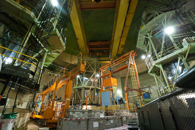 Bâtiment réacteur de la centrale de Fessenheim (Haut-Rhin)