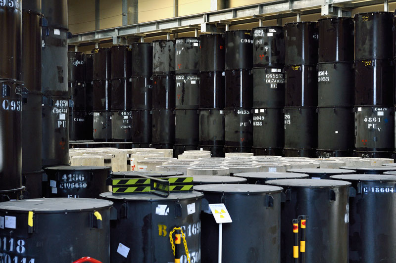 Installation de stockage de déchets CEDRA au centre CEA de Cadarache (Bouches-du-Rhône)