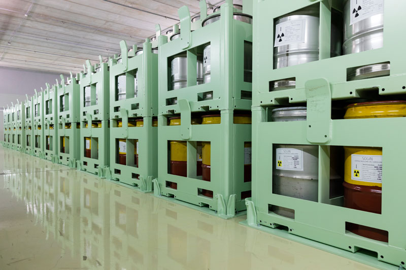 Centrale nucléaire du Garigliano (Italie) en démantèlement