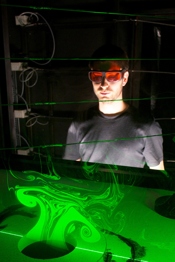 Étude des écoulements verticaux de fumées