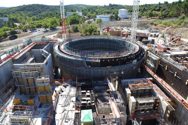 Le réacteur Jules Horowitz (RJH). © G. Rodi/CEA