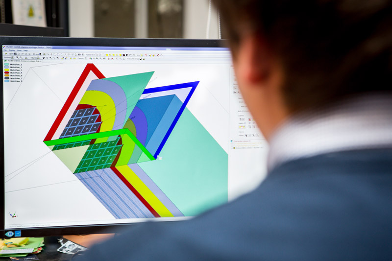 Modélisation 3D d'un emballage de combustibles usés dans le cadre de la prévention de l’accident de criticité
