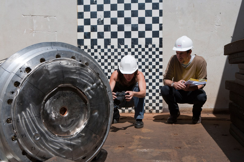 Essais de chute dans le cadre de la demande d'agrément d’un de colis destiné au transport de déchets bitumés