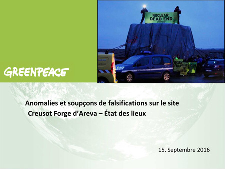 Point de vue de Greenpeace