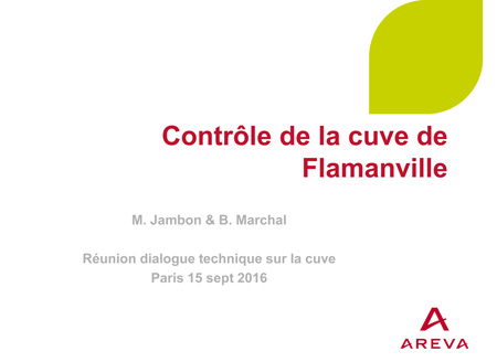 Contrôles effectués à la fabrication de la cuve EPR par Areva