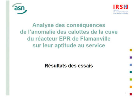 Résultats des essais