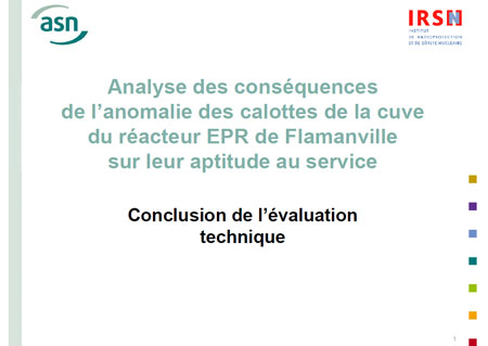 Conclusion de l’évaluation technique