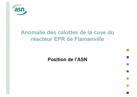 Position de l'ASN