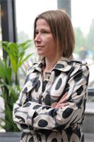 Portrait de Piet.sO (artiste). Crédits : Jean-Pierre Copitet/IRSN