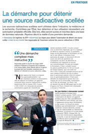 La démarche pour détenir une source radioactive scellée