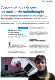 Construire ou adapter un bunker de radiothérapie