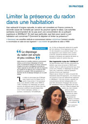 Limiter la présence du radon dans une habitation