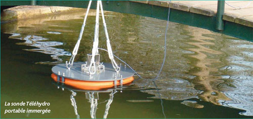 Sonde T&eacute;l&eacute;hydro portable immerg&eacute;e