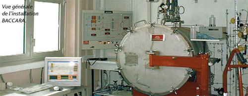 Vue g&eacute;n&eacute;rale de l'installation BACCARA