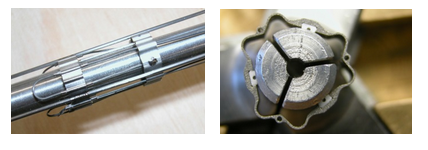 cabri essai - Cage instrumentée et thermocouple