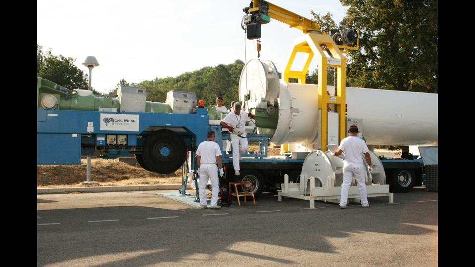 ​Le crayon de combustible irradié, qui est testé durant les essais CABRI CIP