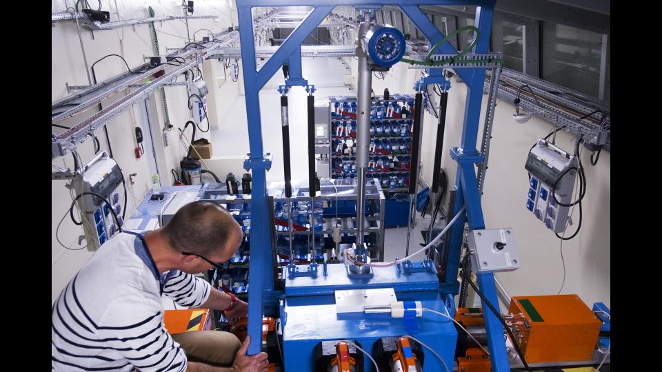 hall d'expérimentation de la plateforme d'irradiation © Francesco Acerbis/IRSN