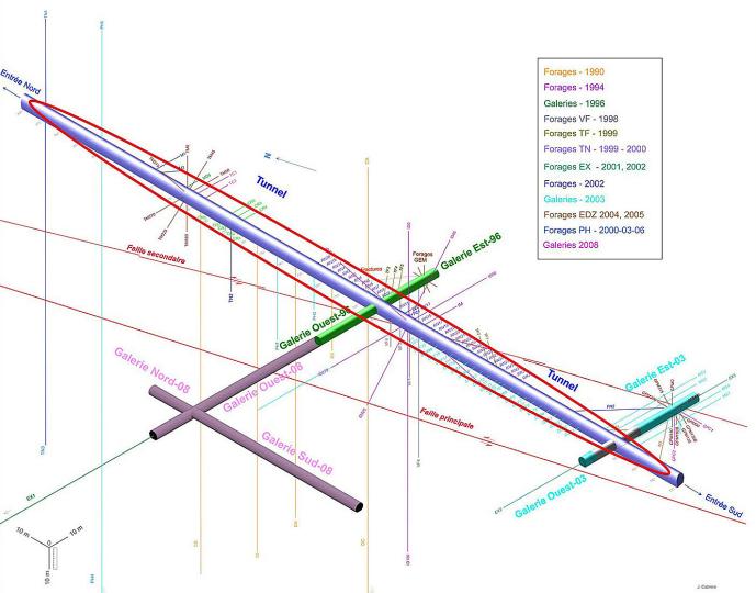 plan tunnel tournemire . (c) IRSN