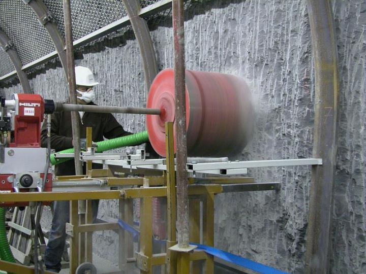 IRSN - Réalisation d'un  forage grand diamètre. Tournemire - Laboratoire LETIS