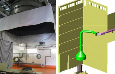 Irsn programme Prisme 1 - Hotte Saturn