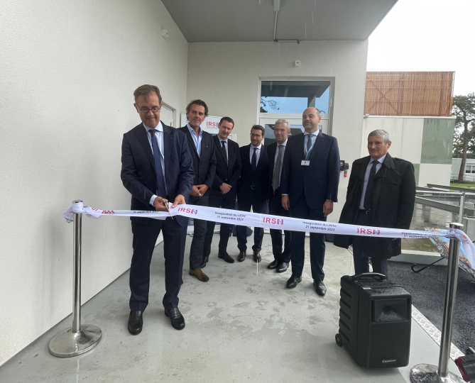 JC Niel inaugure le Latac le 21 septembre 2023