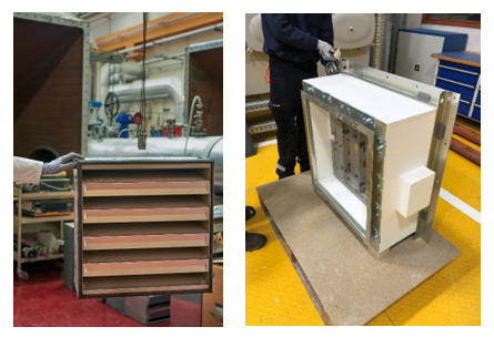 Centre technique d'homologation des équipements nucléaires - filtre THE - CCF (clapet coupe feu)