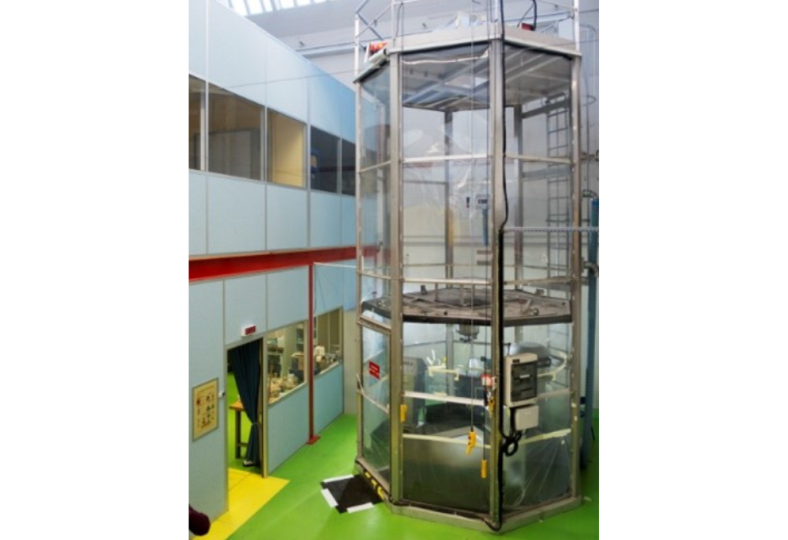 Vue d’ensemble de l’installation expérimentale DISCO sur le site IRSN de Saclay. Médiathèque IRSN