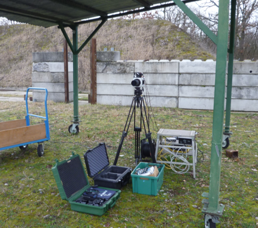 Système MOST pour essai pyrotechnique