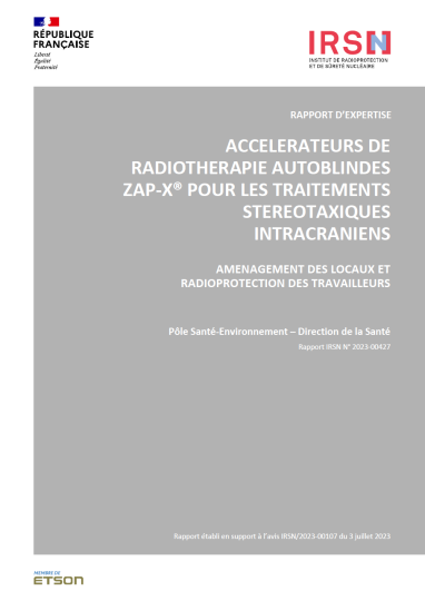 Rapport d'expertise ZAP-X 2023 (couv)