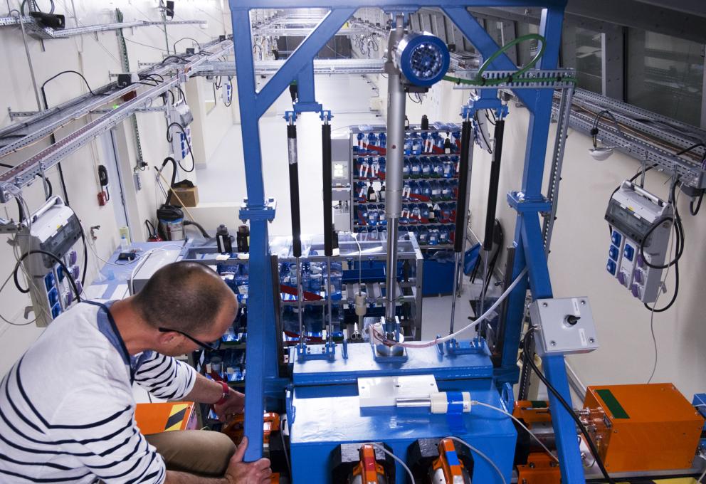 hall d'expérimentation de la plateforme d'irradiation © Francesco Acerbis/IRSN