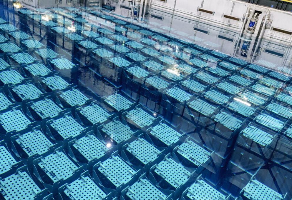 piscine de stockage des combustibles usés de haute RA 