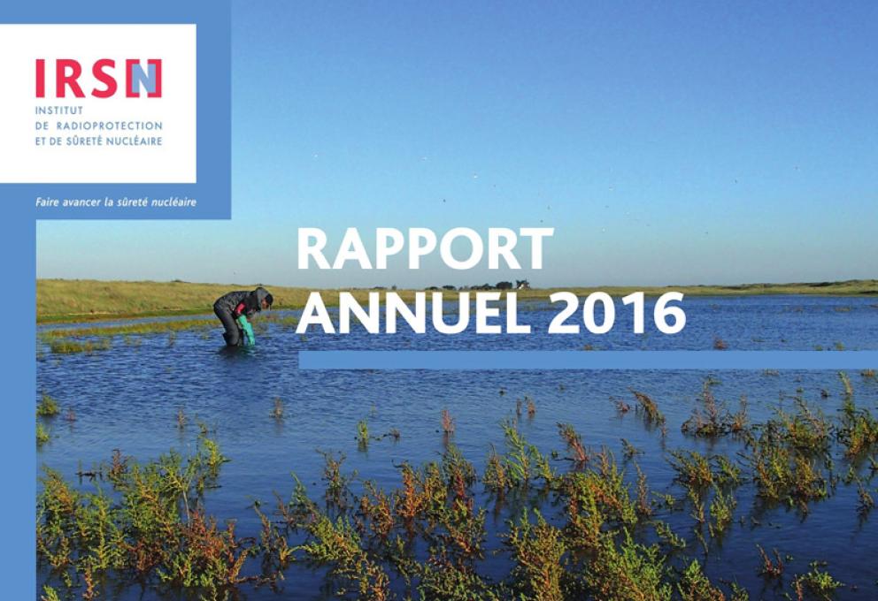 couverture rapport annuel IRSN de 2016