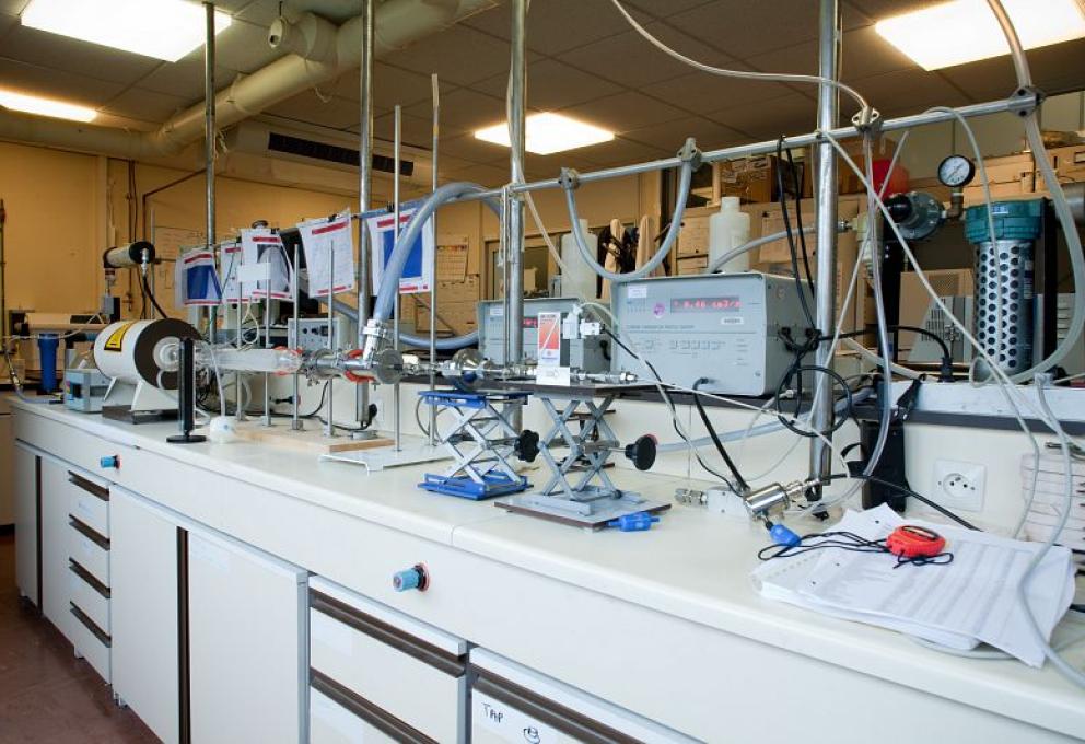 IRSN laboratoire LPMA - Banc FANA (Filtration des Aérosols NAnométriques) -  © Médiathèque IRSN