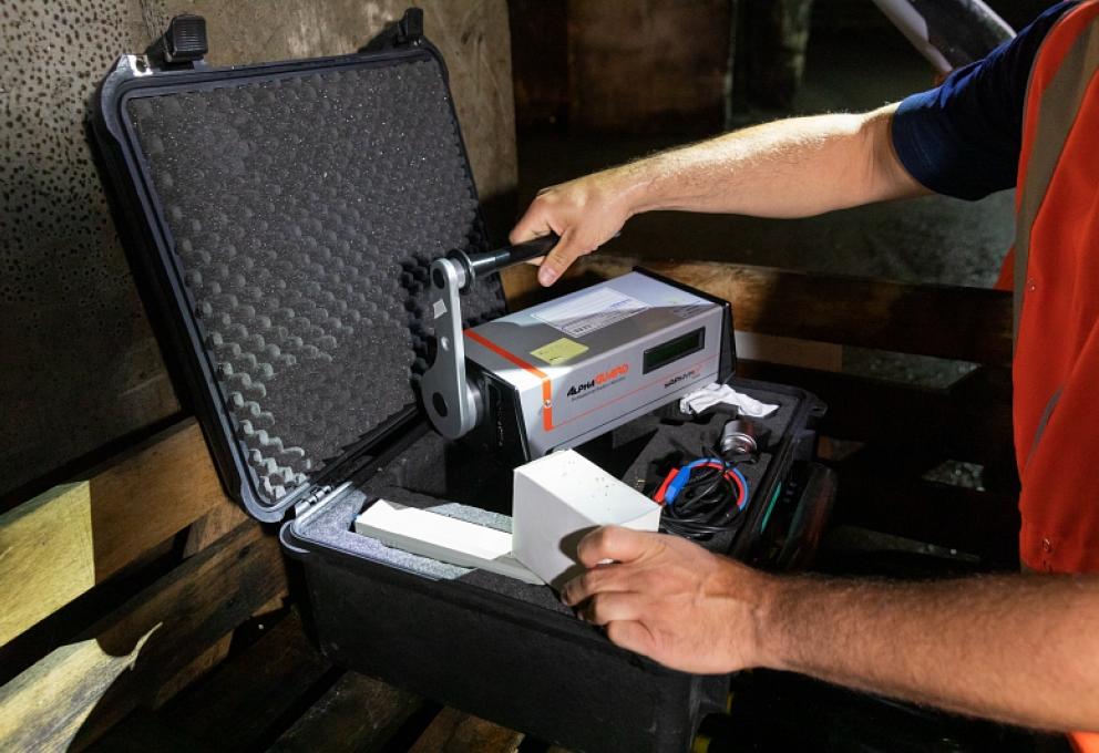 IRSN - moniteur Alphaguard. Mesure continue du radon - © IRSN