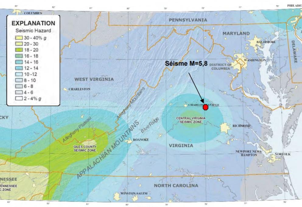 Séisme du 23 août 2011 en Virginie (Etats-Unis)