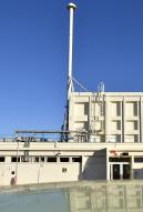 Vue générale du hall du réacteur CABRI.  (c) Jean-Marie Huron/ Médiathèque IRSN